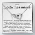 Cadou Iubita Mama – Colier Inimi Fiica - dalora.ro