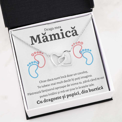 Cadou Mamica – Colier Inimi - dalora.ro
