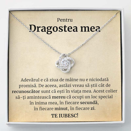 Dragostea – Colier Love Knot - dalora.ro