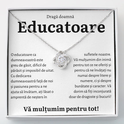 Cadou Educatoare – Colier Love Knot