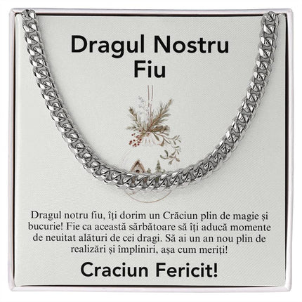 Cadou Fiu – Colier Eternal Link Craciun