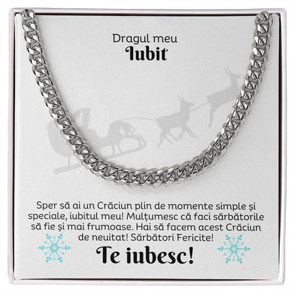 Cadou Iubit – Colier Eternal Link Craciun