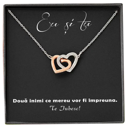 Cadou  – Colier Inimi Tu & Eu