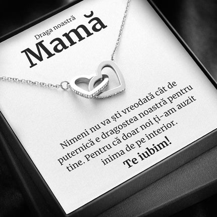 Cadou Mama – Colier Inimi Copii Interior - dalora.ro